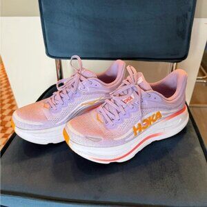 HOKA Women's Bondi 9 Running Shoes Purple/Orange